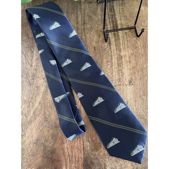 Smithsonian Institution by Prince Consort Locomotive train Tie - Picture 1 of 4
